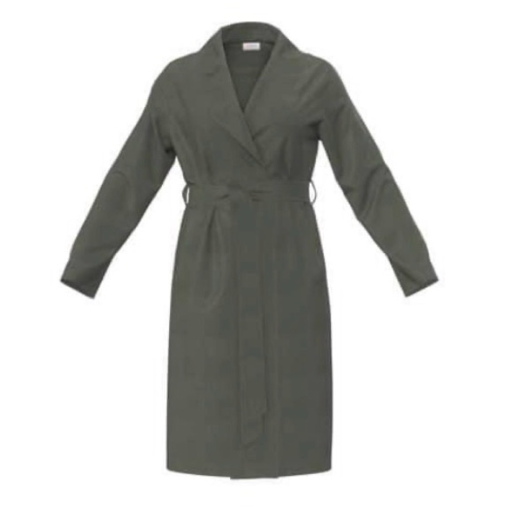 LuLaRoe Black LUXE Collection Liliane Trench Coat - NWTs!